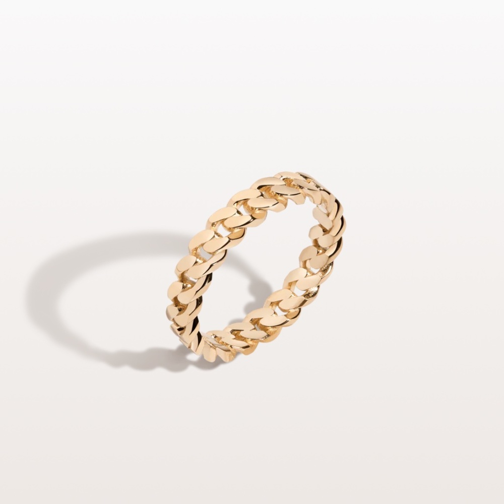 Aurate 14k Solid Yellow Gold Love Me Knot Ring (size 7) 3g